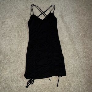 ASOS Cinched Mini Little Black Dress